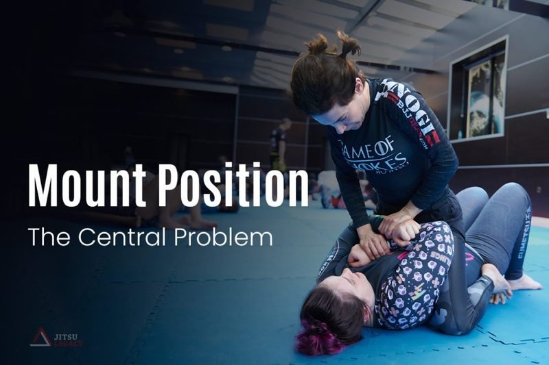 Half guard entry from no gi mount escape BJJ technique