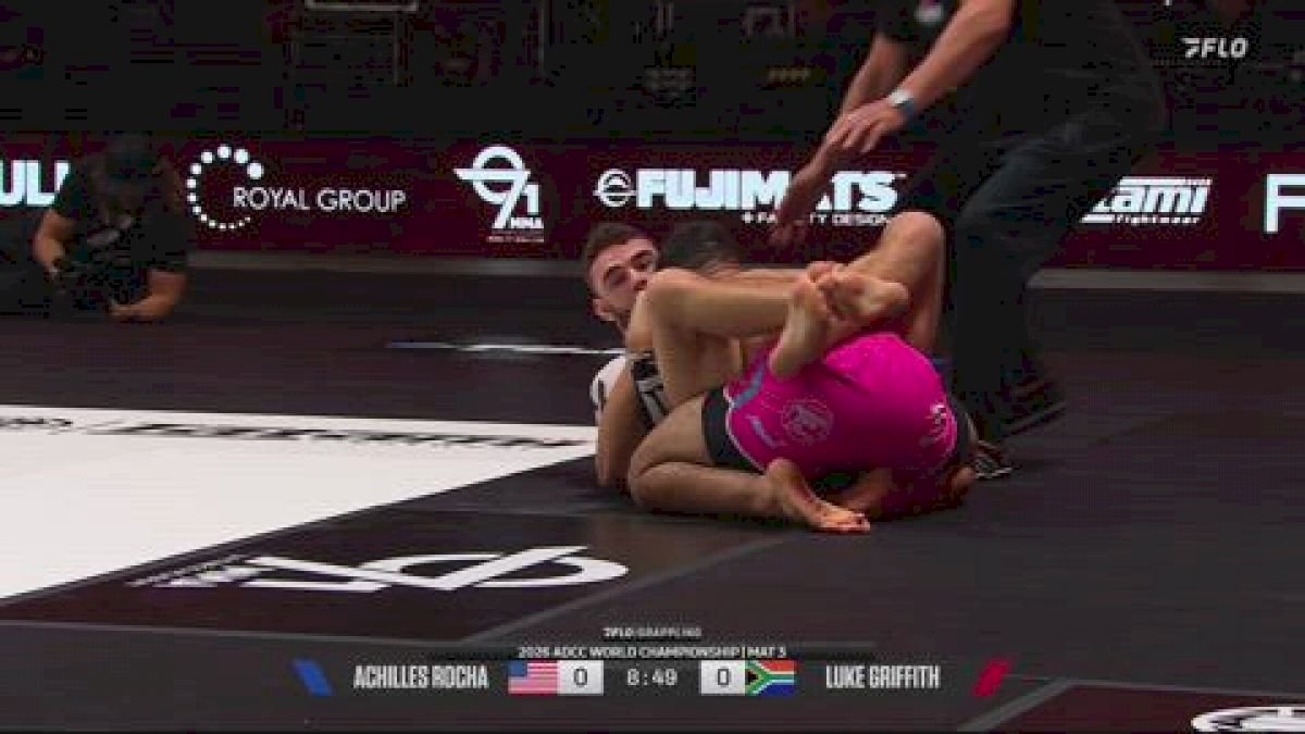 Luke Griffith vs Achilles Rocha ADCC 2026 99kg semifinal no-gi submission grappling