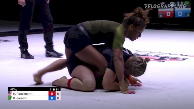 Guillotine choke setup from guard position in no-gi grappling competition