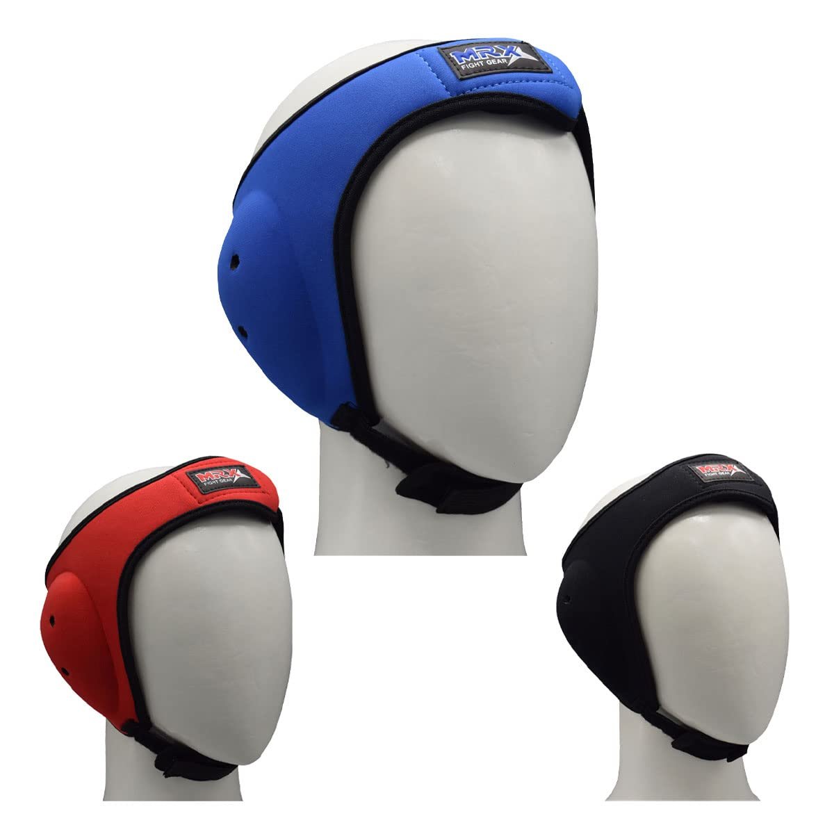 MRX MMA Ear Guards Kick Boxing Ju Jitsu Cage Wrestling Ear Protection Headgear with Adjustable Straps for Safe Head & Ear