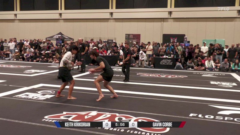 Keith Krikorian and Gavin Corbe circling for position at the ADCC Trials