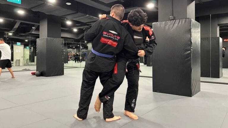 judo throws no-gi osoto gari BJJ grappling