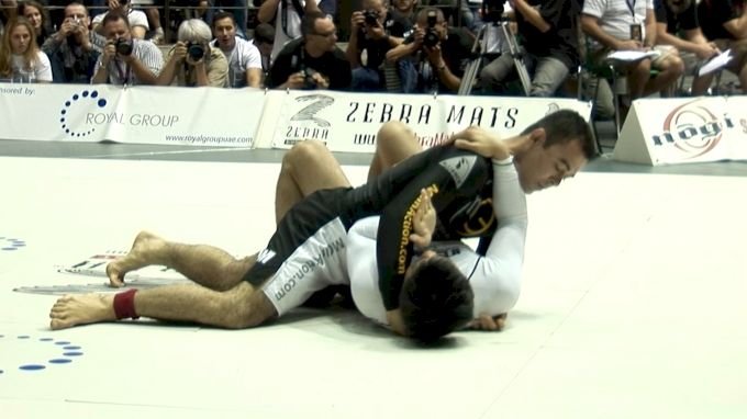 Marcelo Garcia high elbow guillotine choke technique at ADCC no-gi championship