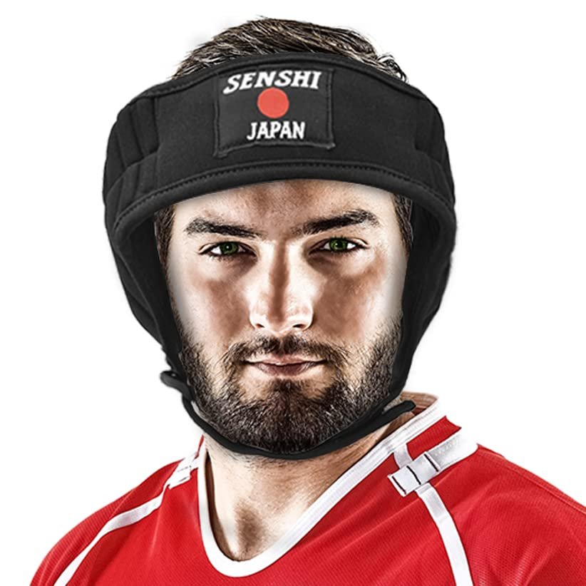 Senshi Japan Ear Guard Protection, Suitable for BJJ (Brazilian Ju Jitsu) Training, Rugby, Wrestling, MMA, Boxing, Perfect ...