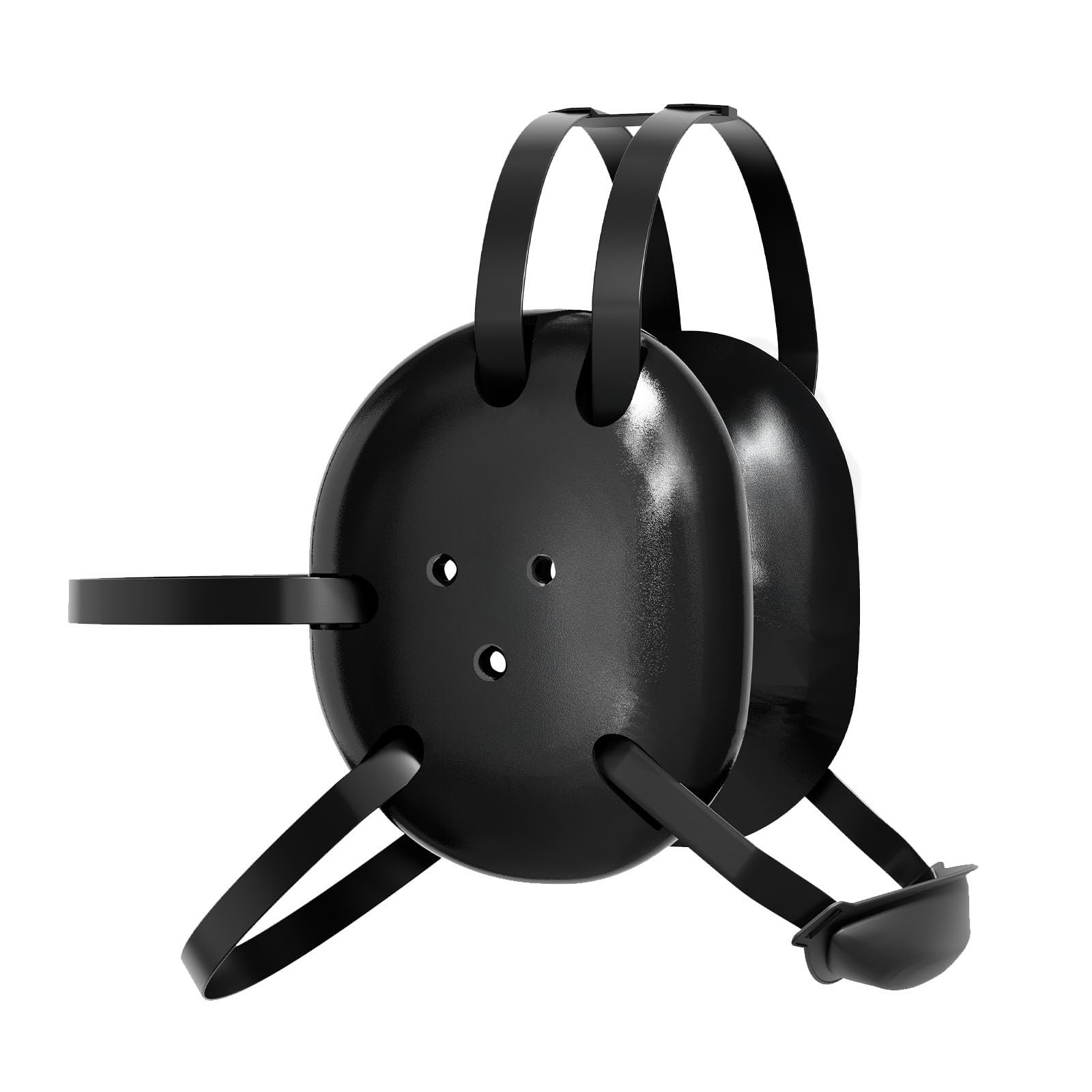 RoundT2 Wrestling Headgear, Grappling Earguard Head Gear with Adjustable Black Straps, Ear Protection Guards for Wrestler, MM