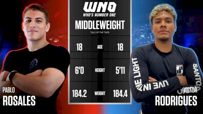 Pablo Rosales anaconda choke WNO 28 no-gi grappling