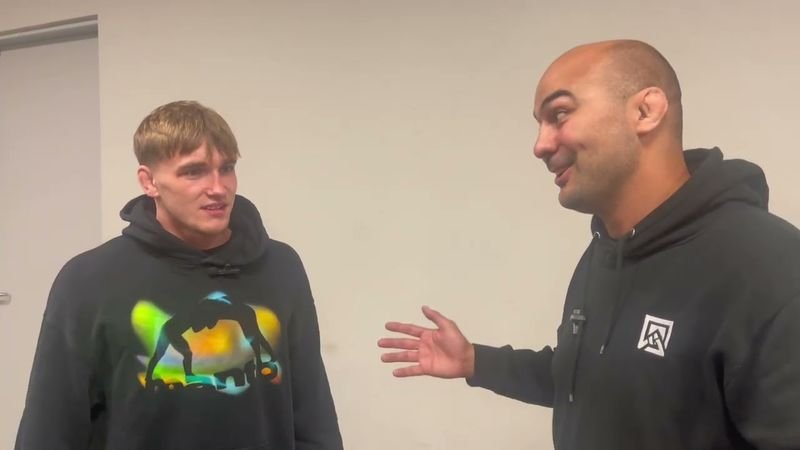 Pawel Jaworski in a post-fight interview after becoming the first Polish ADCC world champion