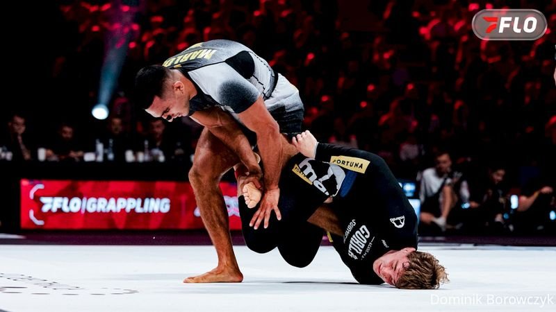 Pawel Jaworski playing bottom guard against Marlon Tajik in the ADCC 2026 -88kg final