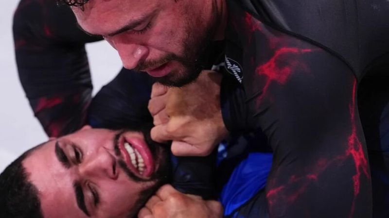 Nick Rodriguez grappling at UFC BJJ 13 after his UFC BJJ 11 draw controversy