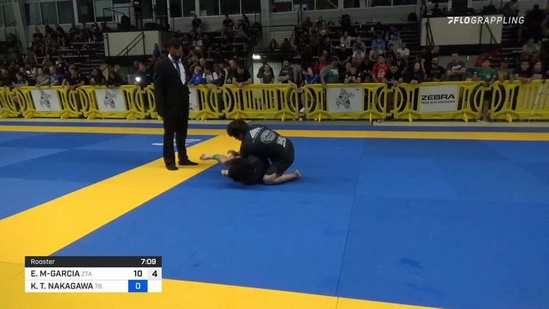 Esteven Martinez finishing a reverse omoplata from turtle at the 2021 Pan IBJJF No-Gi Championship