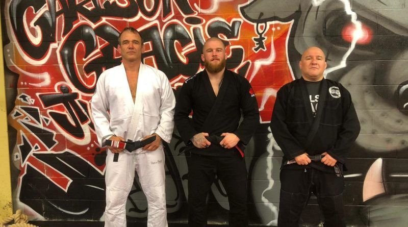 Owen Livesey at Carlson Gracie black belt promotion no-gi grappling