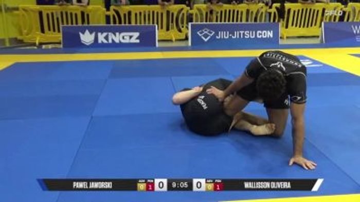 Pawel Jaworski vs Wallisson Oliveira Souza at the 2025 Pan IBJJF No-Gi Championship semifinal
