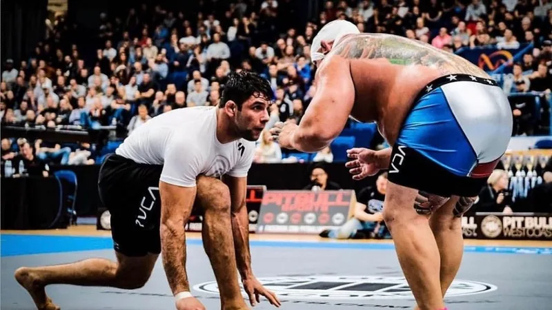 Packed arena at an ADCC no-gi grappling competition
