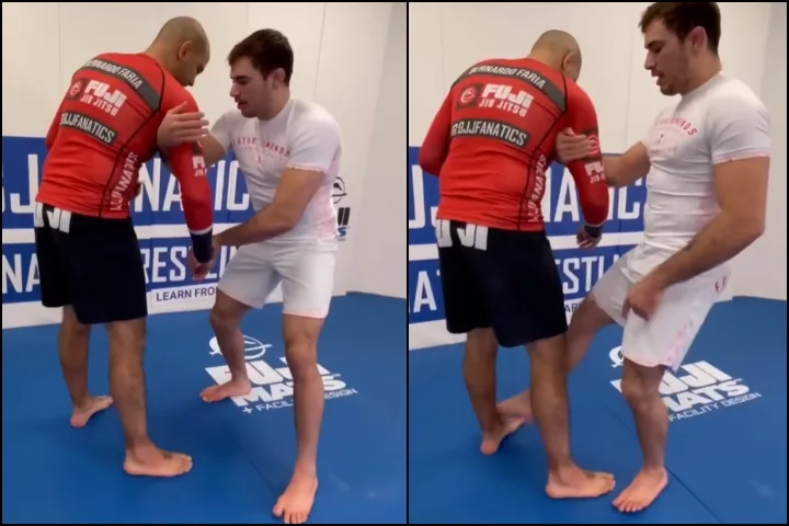 Arm drag entry used to take the back and start a no-gi straight jacket sequence
