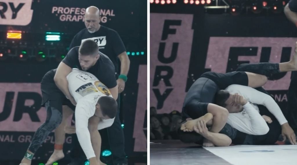 Suloev stretch finish in a no-gi submission grappling match
