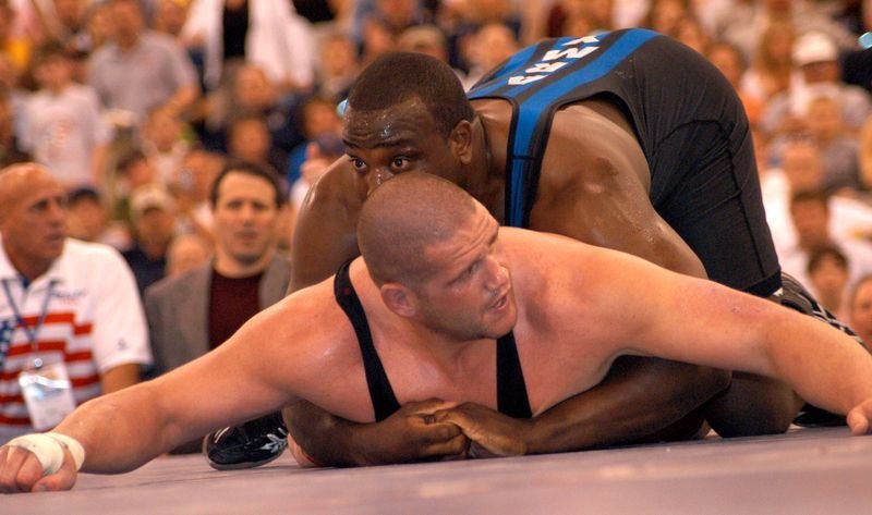freestyle wrestling body lock takedown competition