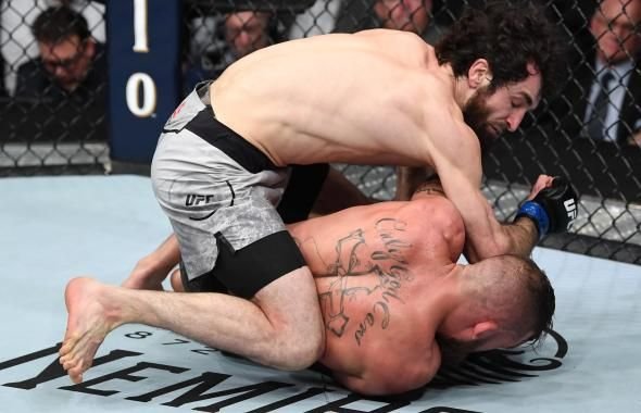 Zabit Magomedsharipov, who finished a suloev stretch at UFC 228